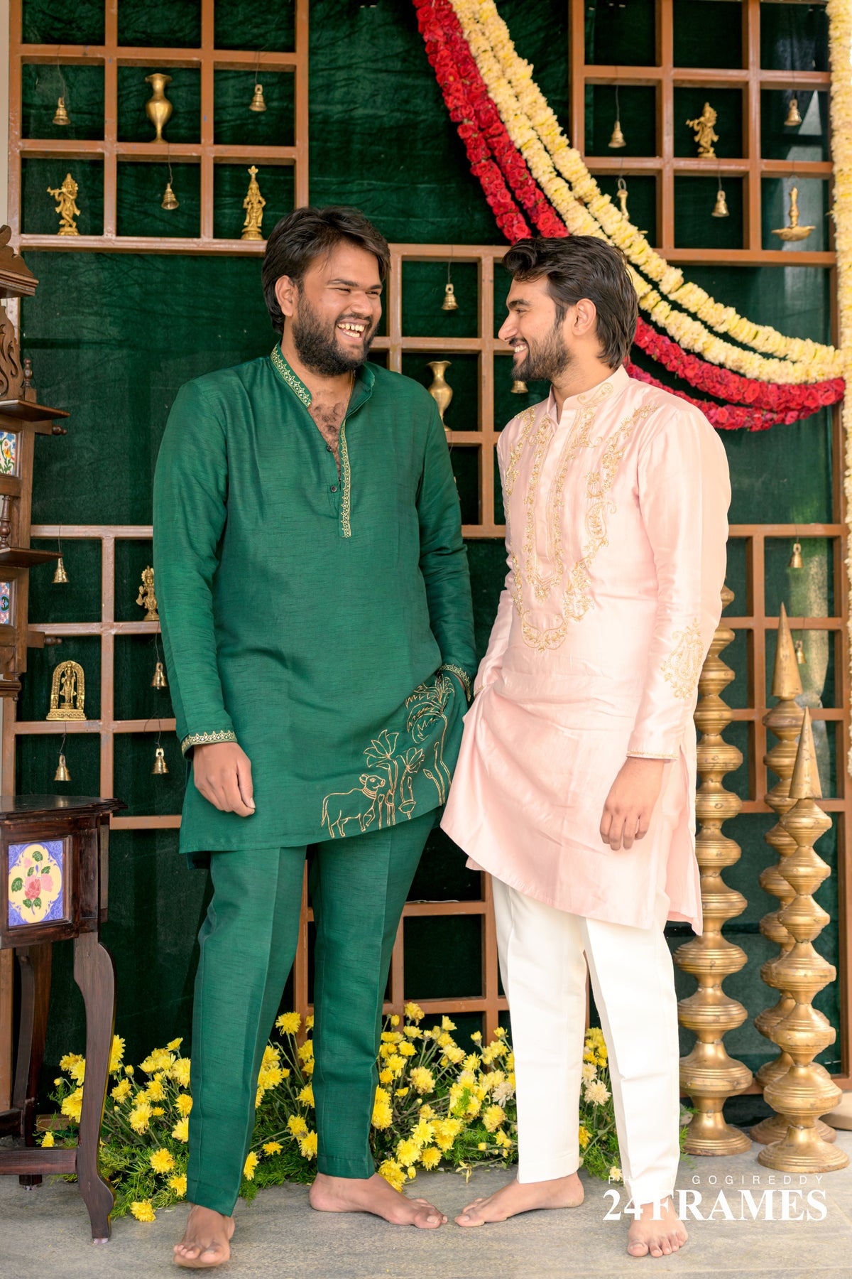 Peach Kurta without pants