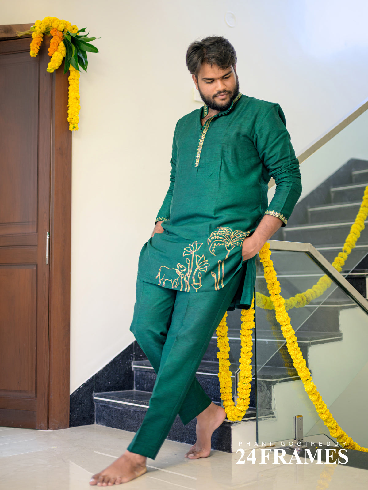 Green Kurta