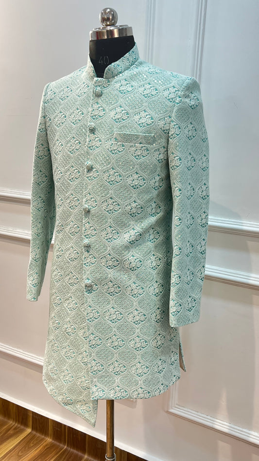 Sky Blue Sherwani