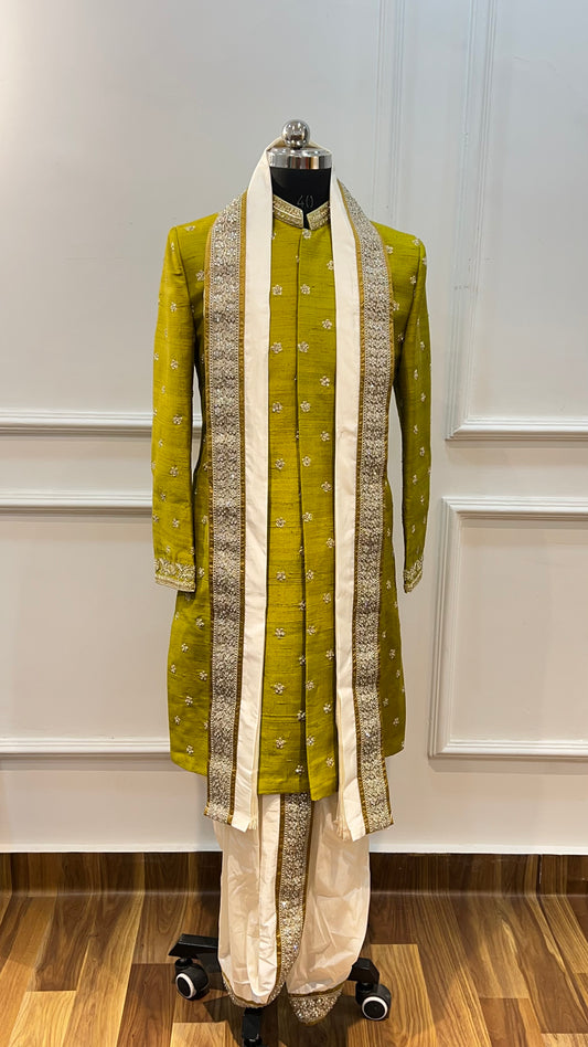 Sherwani with Dhoti Set