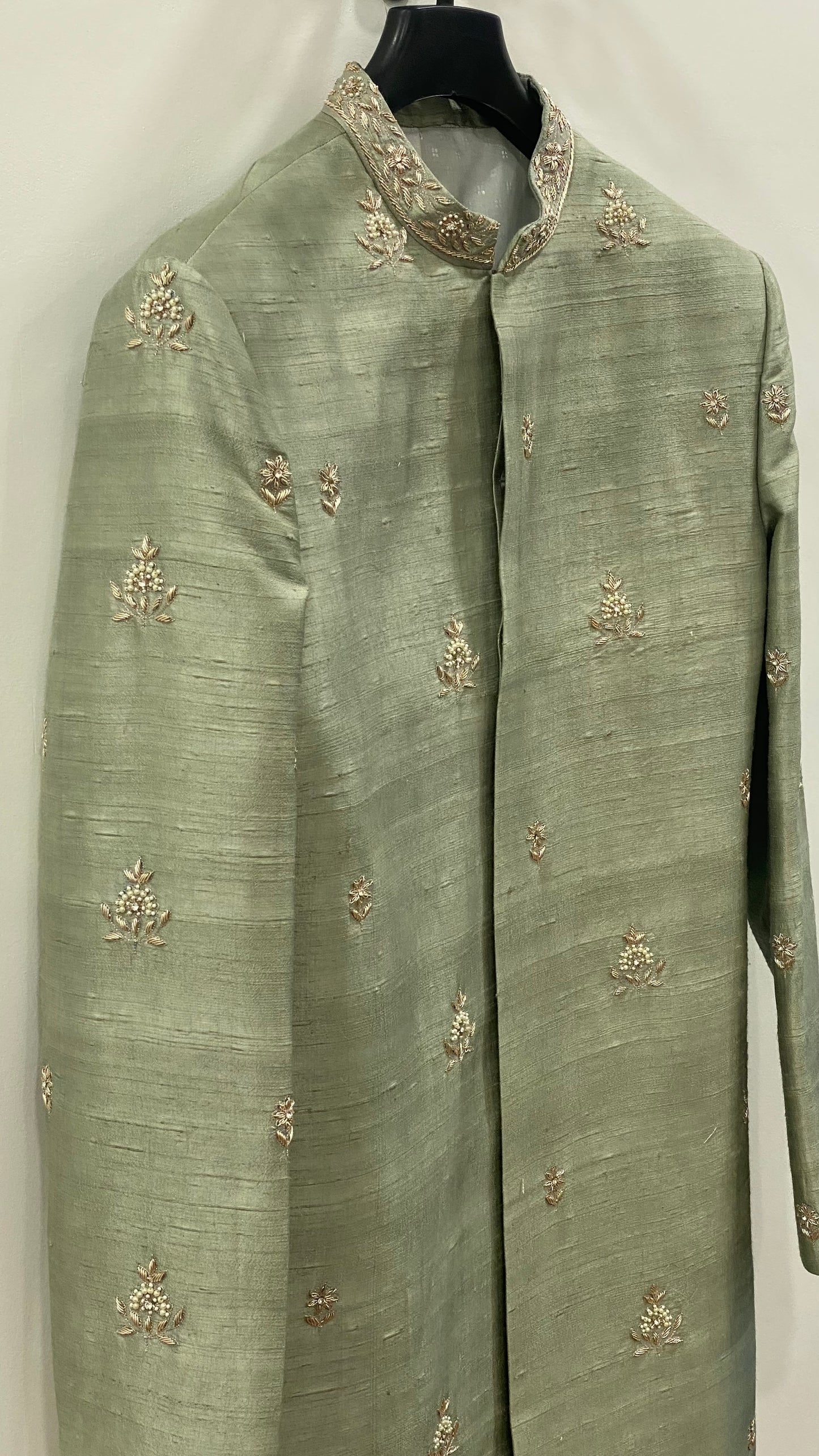 Olive Green Sherwani