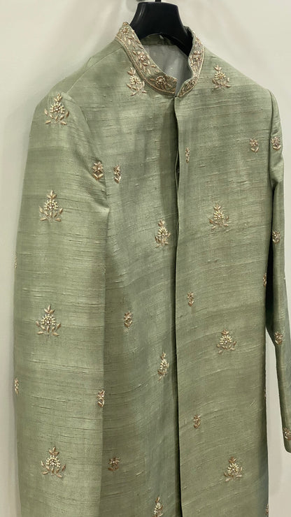 Olive Green Sherwani