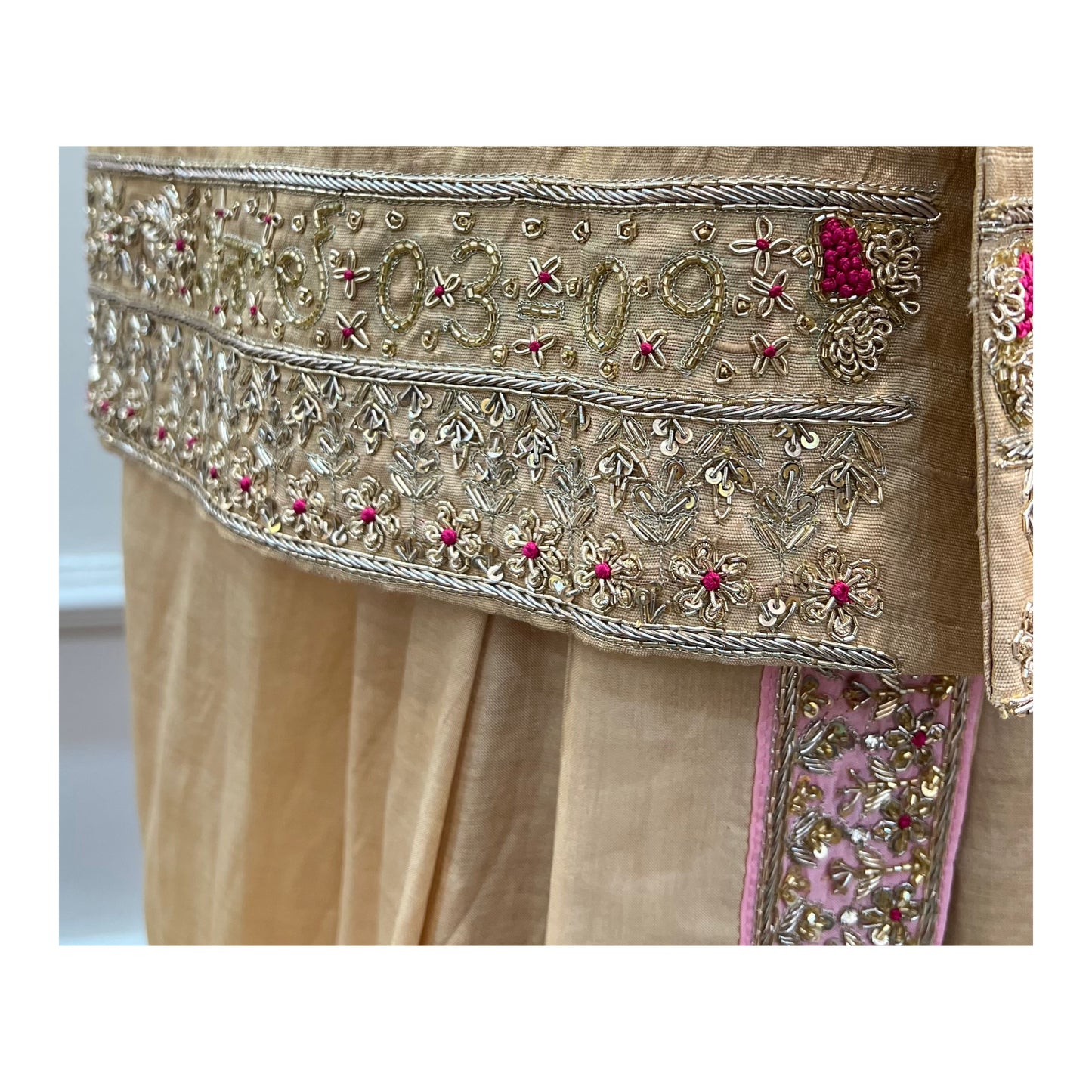 Off White Sherwani Dhoti Set