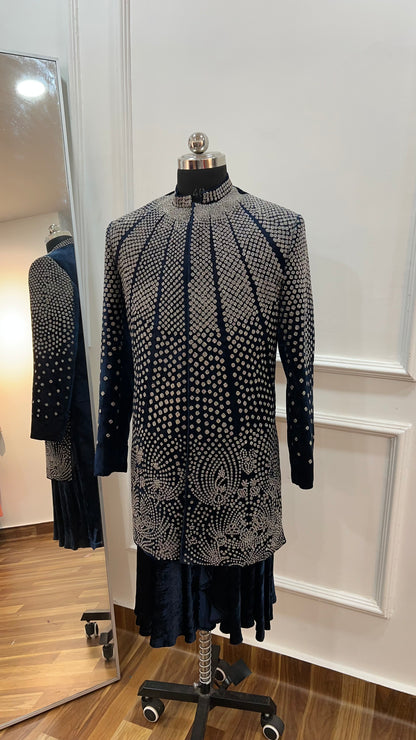 Velvet Metallic Sherwani