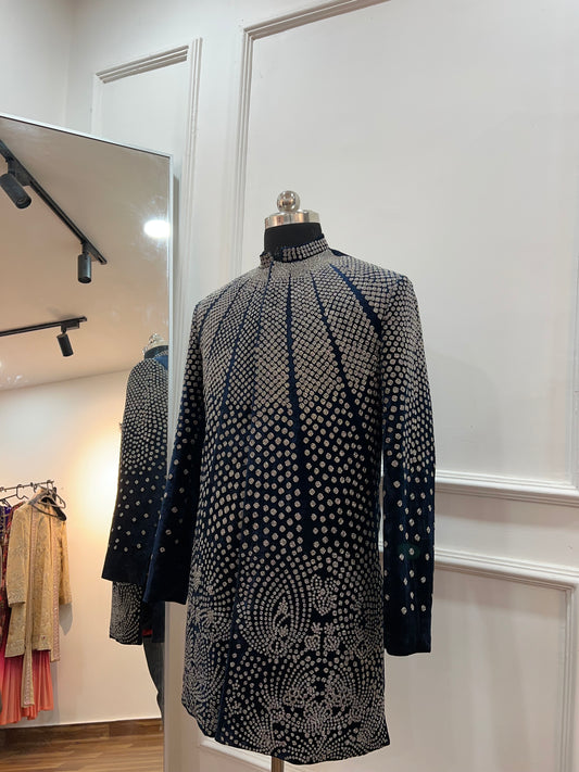 Velvet Metallic Sherwani