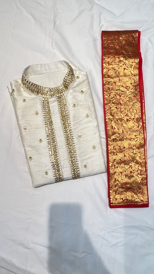 Pattu Dhoti Set