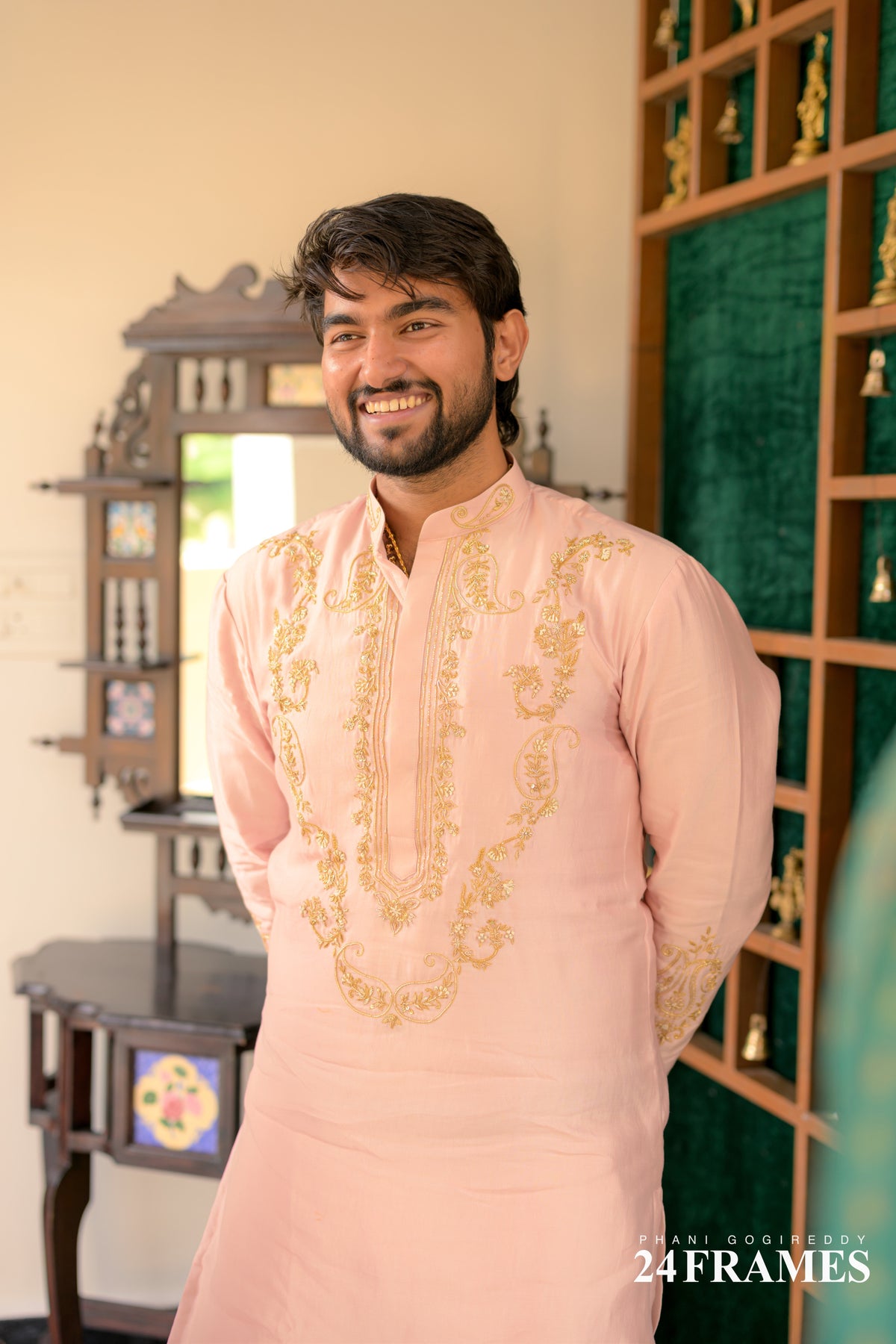 Peach Kurta without pants