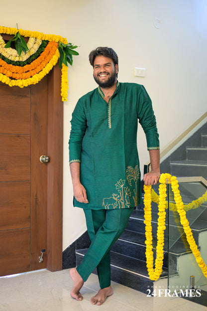 Green Kurta