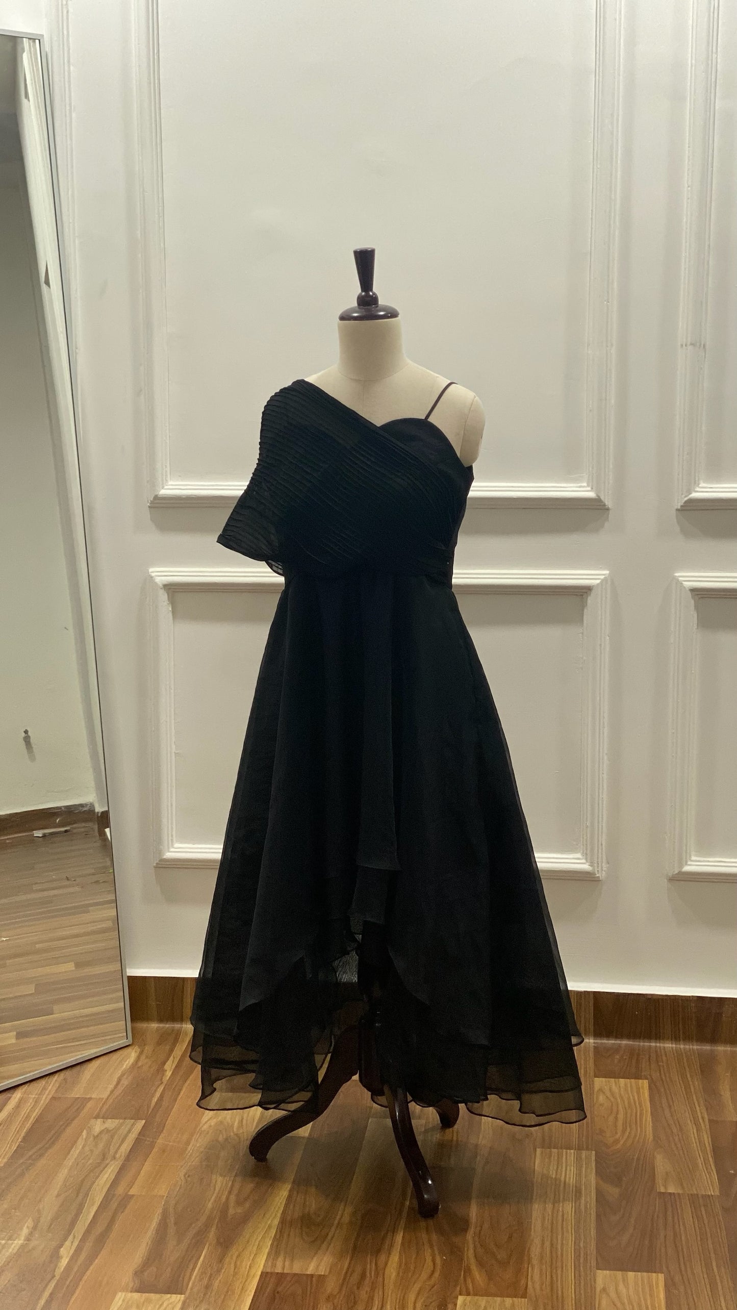 Organza mid length frock