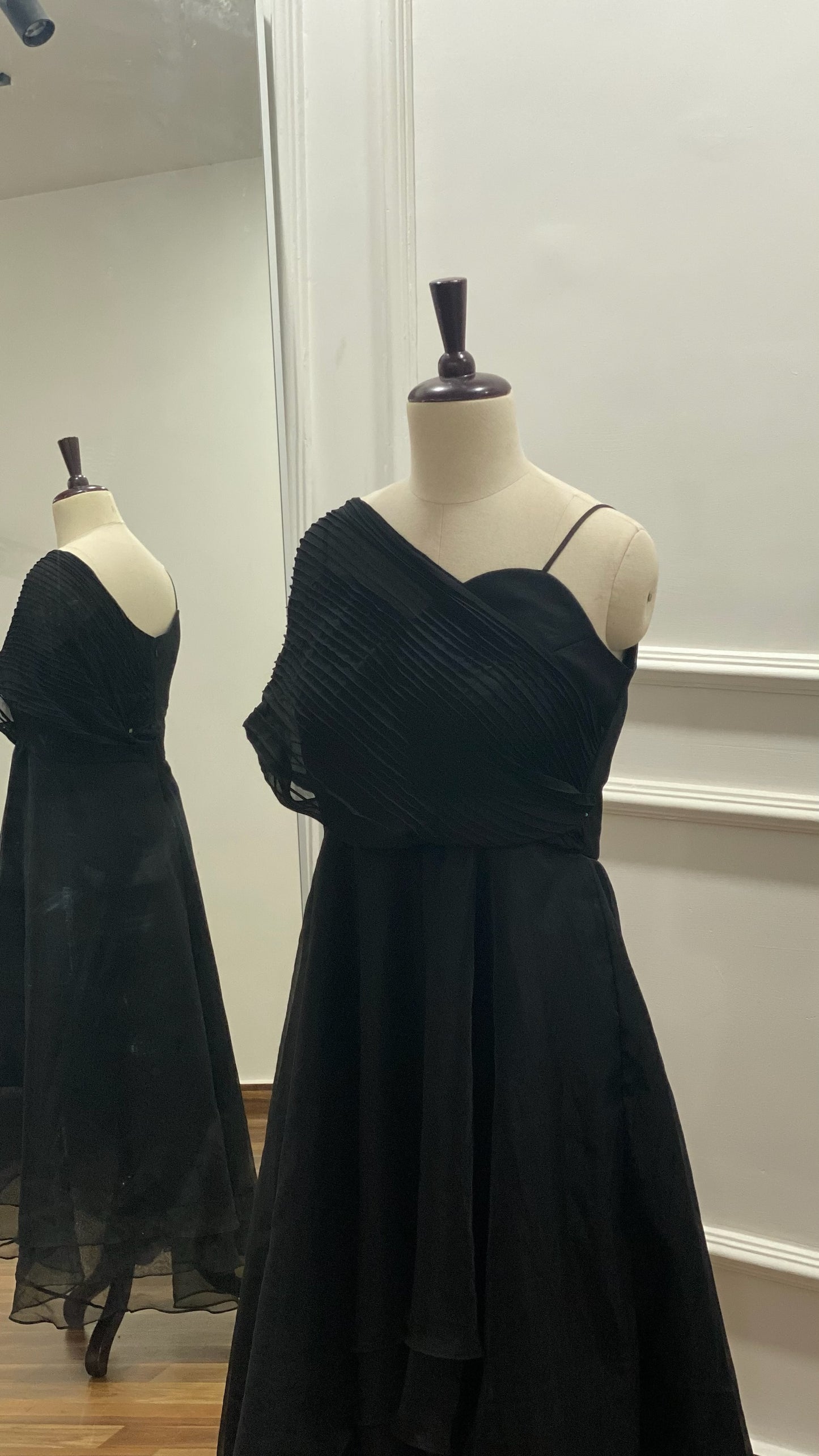 Organza mid length frock